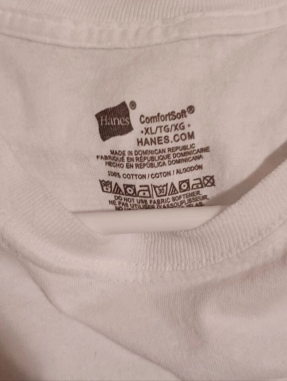 -- 5 White Crew Neck T-Shirt Men's Size XLarge Casual